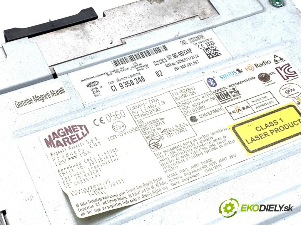 BMW F31 Kombi 2014 135 kW 320 d 1995 RADIO 9350340 (Audio zariadenie)