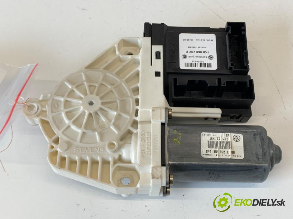 VW GOLF V liftback 2003 85 kW 1.6 FSI 1598 Motor sťahovania okna pravy predný 1K4837402
