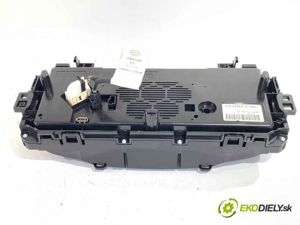 DS DS 7 SUV 2022 133 kW PureTech 180 (J45GFU) 1598 prístrojovka 9844736280 (Přístrojová deska)