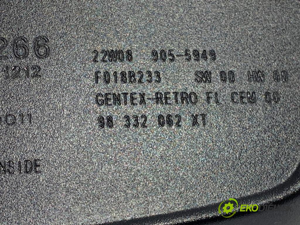 DS DS 7 SUV 2022 133 kW PureTech 180 (J45GFU) 1598 zpětné zrcátko vnitřní 98332062XT (Vnitřní zpětné zrcátko)