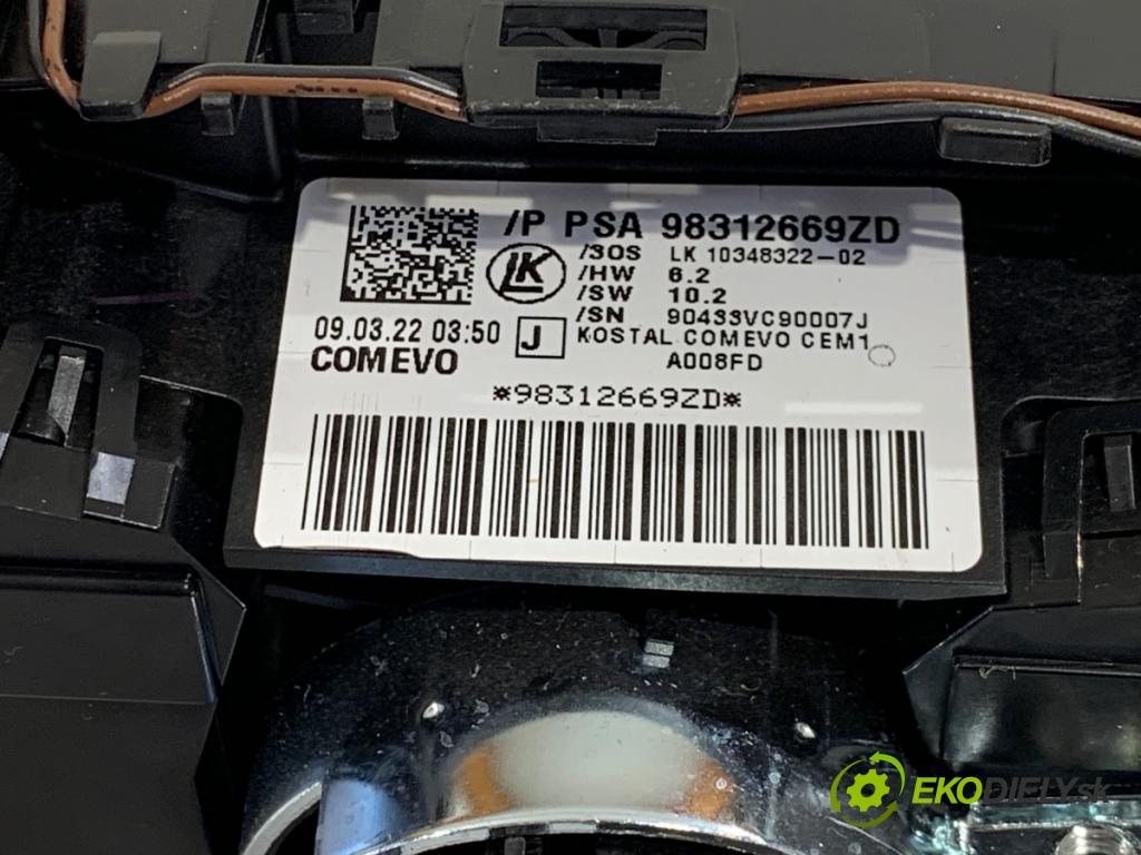DS DS 7 SUV 2022 133 kW PureTech 180 (J45GFU) 1598 Prepínač kombinovaný 98312669ZD (Prepínacie páčky pod volantom)