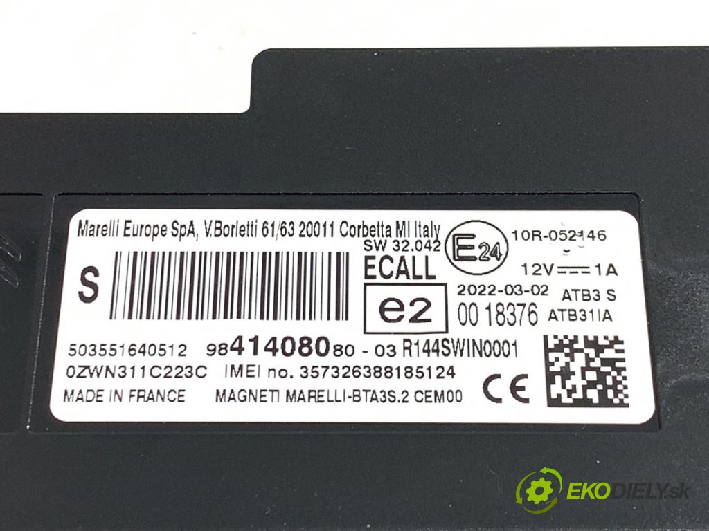 DS DS 7 SUV 2022 133 kW PureTech 180 (J45GFU) 1598 Modul BLUETOOTH 9841408080 (Riadiaca jednotka ostatné)