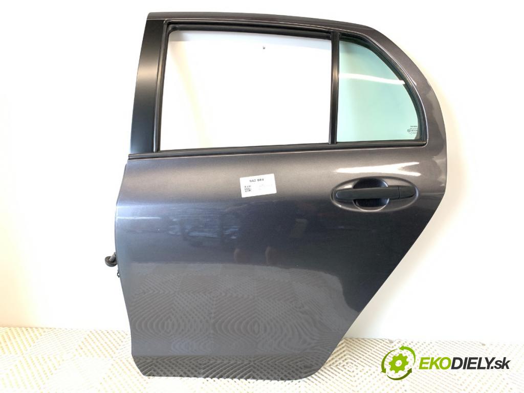 TOYOTA YARIS II liftback 2007 64 kW 1.3 VVT-i (SCP90_) 1298 dveře levý zadní část 1G3 