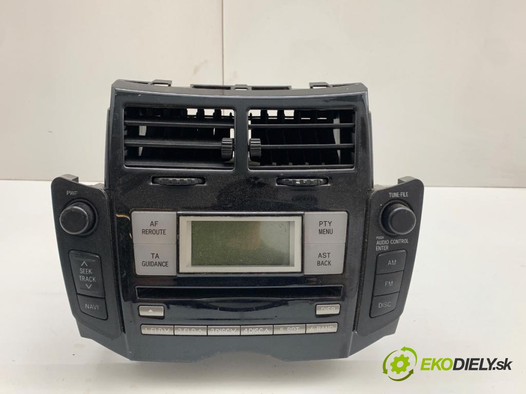 TOYOTA YARIS II liftback 2007 98 kW 1.8 VVTi (ZSP90_) 1798 RADIO 86120-52810 (Audio zariadenie)
