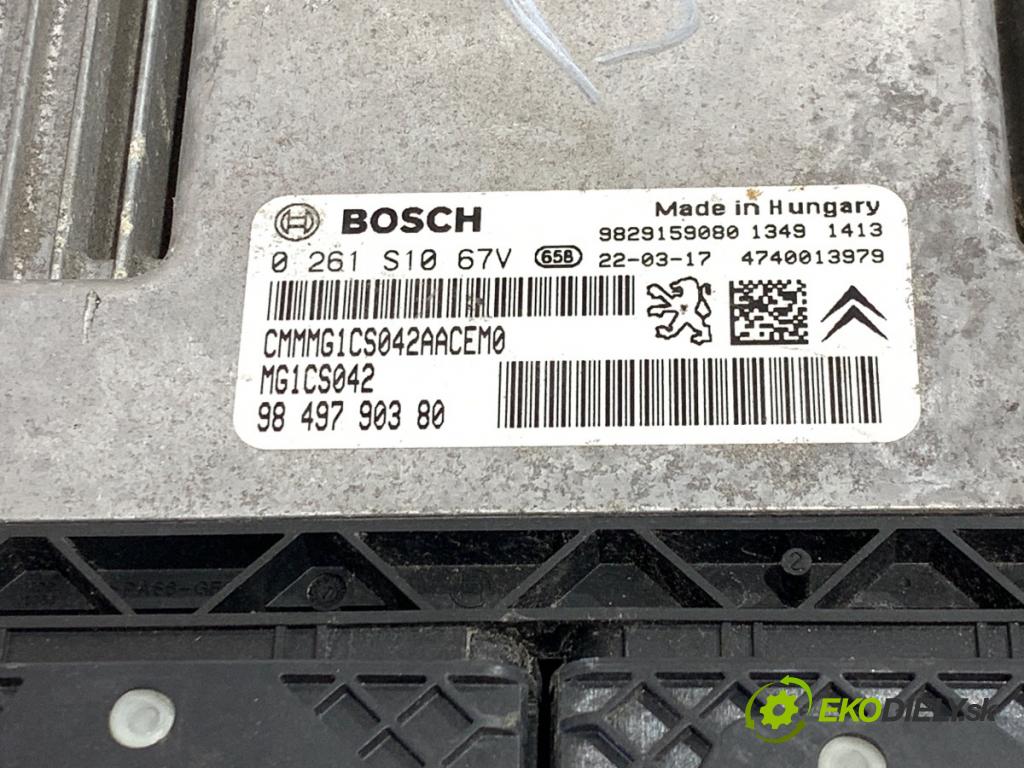 DS DS 7 SUV 2022 133 kW PureTech 180 (J45GFU) 1598 riadiaca jednotka Motor 9849790380 (Riadiaca jednotka)