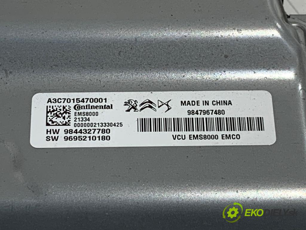 DS DS 7 SUV 2022 133 kW PureTech 180 (J45GFU) 1598 riadiaca jednotka Motor 9844327780 (Riadiaca jednotka)