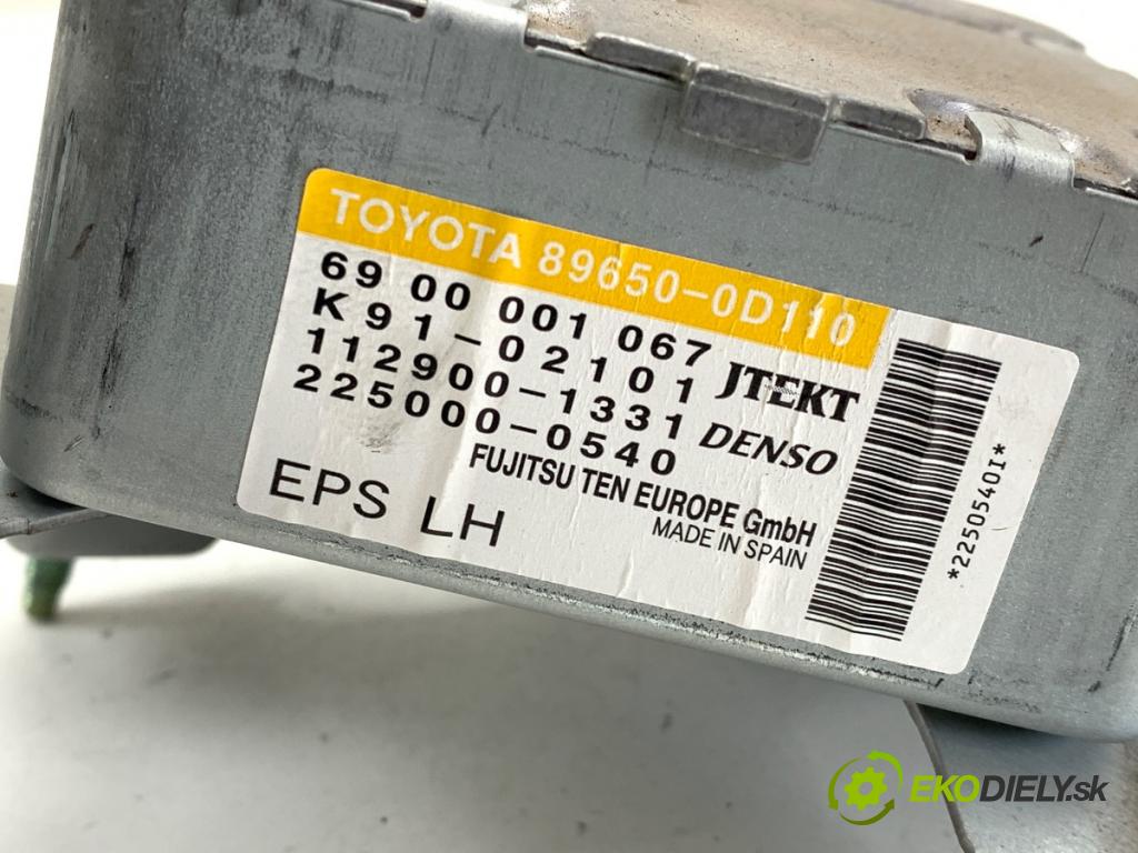 TOYOTA YARIS II liftback 2007 64 kW 1.3 VVT-i (SCP90_) 1298 modul servočerpadlo 89650-0D110 (Řídící jednotka ostatní)