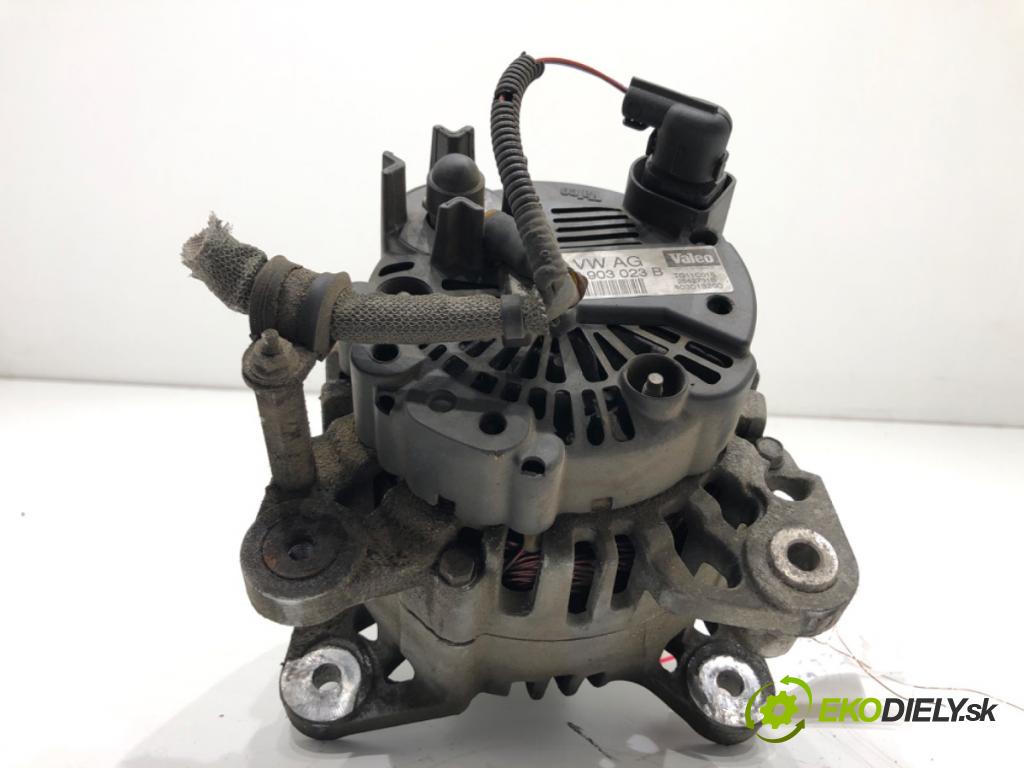 VW GOLF V liftback 2003 85 kW 1.6 FSI 1598 Alternátor 03C903023B (Alternátor)