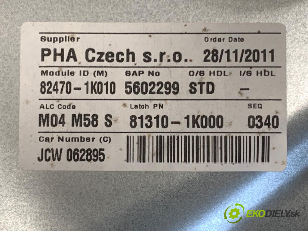 HYUNDAI ix20 liftback 2011 92 kW 1.6 1591 mechanismus okna levý přední část 82470-1K010