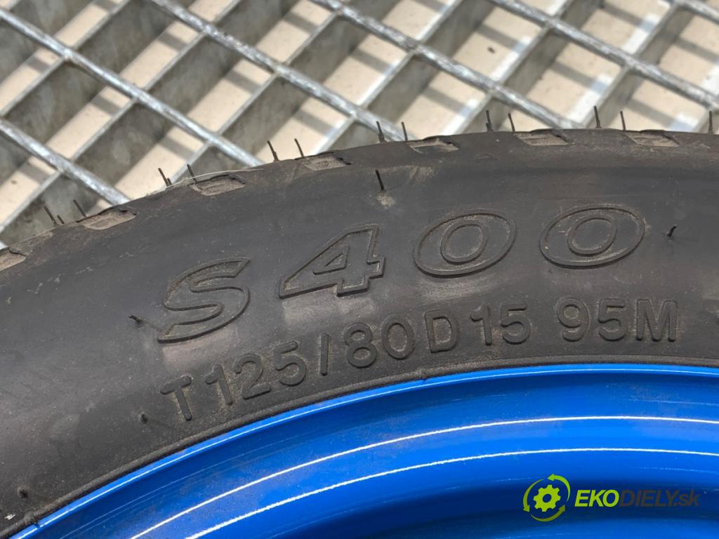 KIA RIO III sedan 2013 63 kW 1.25 CVVT 1248 koleso dojazdové 13 4X98 54 ET30 125/80 R15