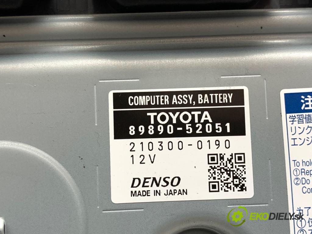 TOYOTA YARIS IV SUV 2024 68 kW 1.5 Hybrid (MXPJ10) 1490 modul řídící jednotka řídící jednotka BATERIE: 89890-52051