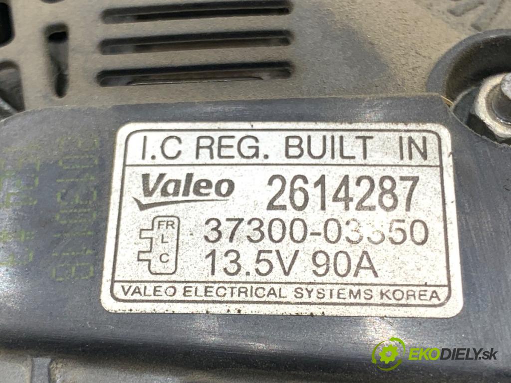 KIA RIO III sedan 2013 63 kW 1.25 CVVT 1248 Alternátor 37300-03350 (Alternátor)