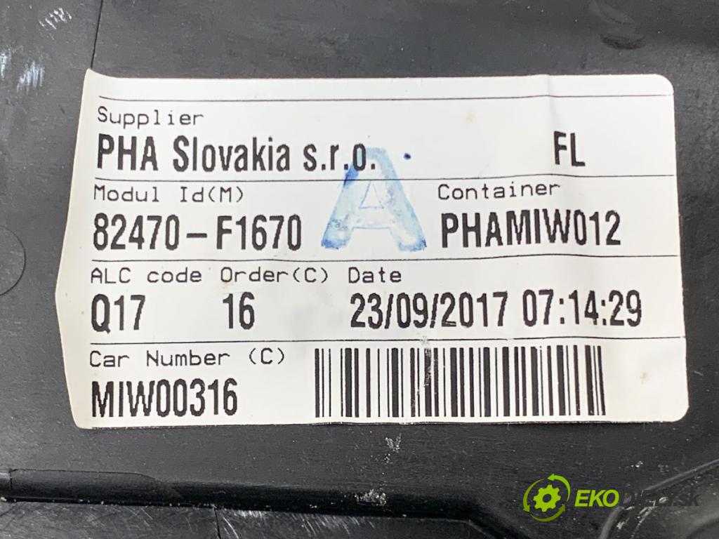 KIA SPORTAGE IV SUV 2017 130 kW 1.6 T-GDI 1591 Mechanizmus okna ľavy predný 82470-F1670