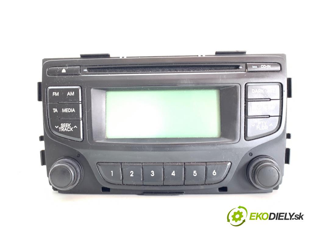 HYUNDAI ix20 liftback 2011 92 kW 1.6 1591 RADIO 96160-1K050 (Audio zariadenie)