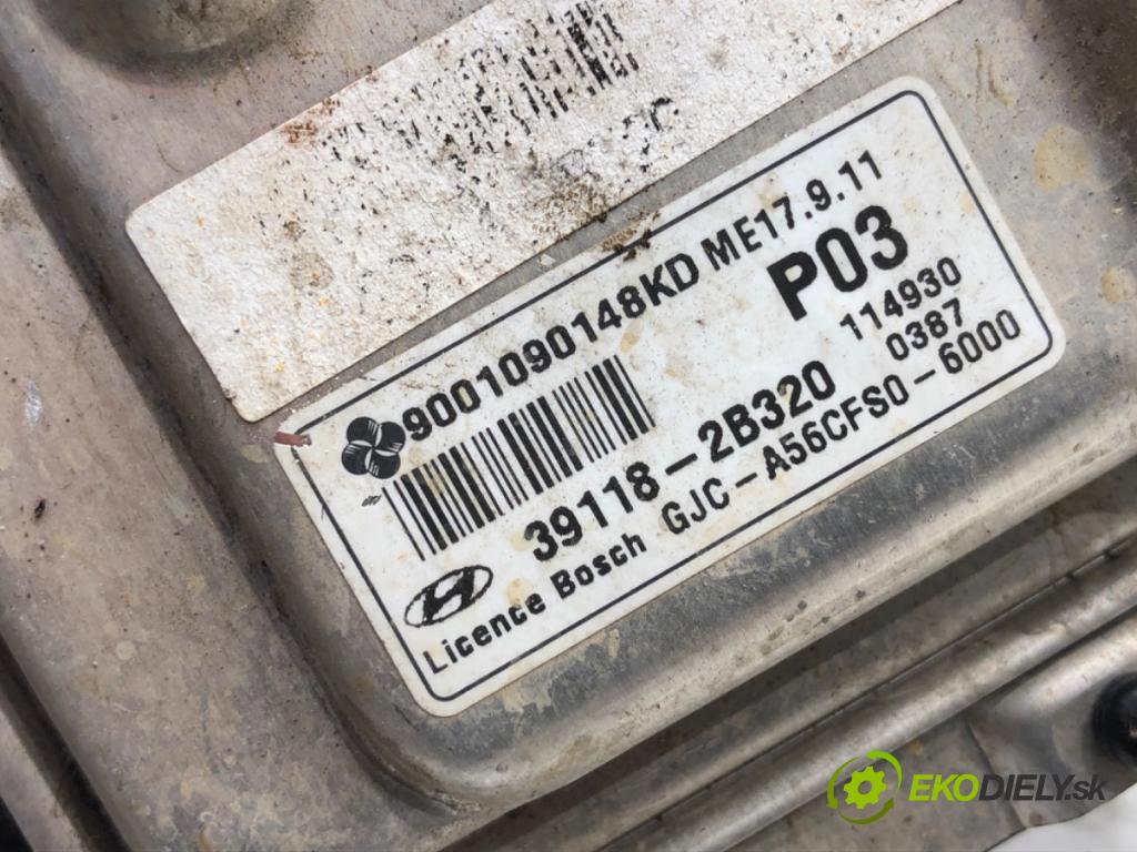HYUNDAI ix20 liftback 2011 92 kW 1.6 1591 řídící jednotka motora 39118-2B320 (Řídicí jednotka)