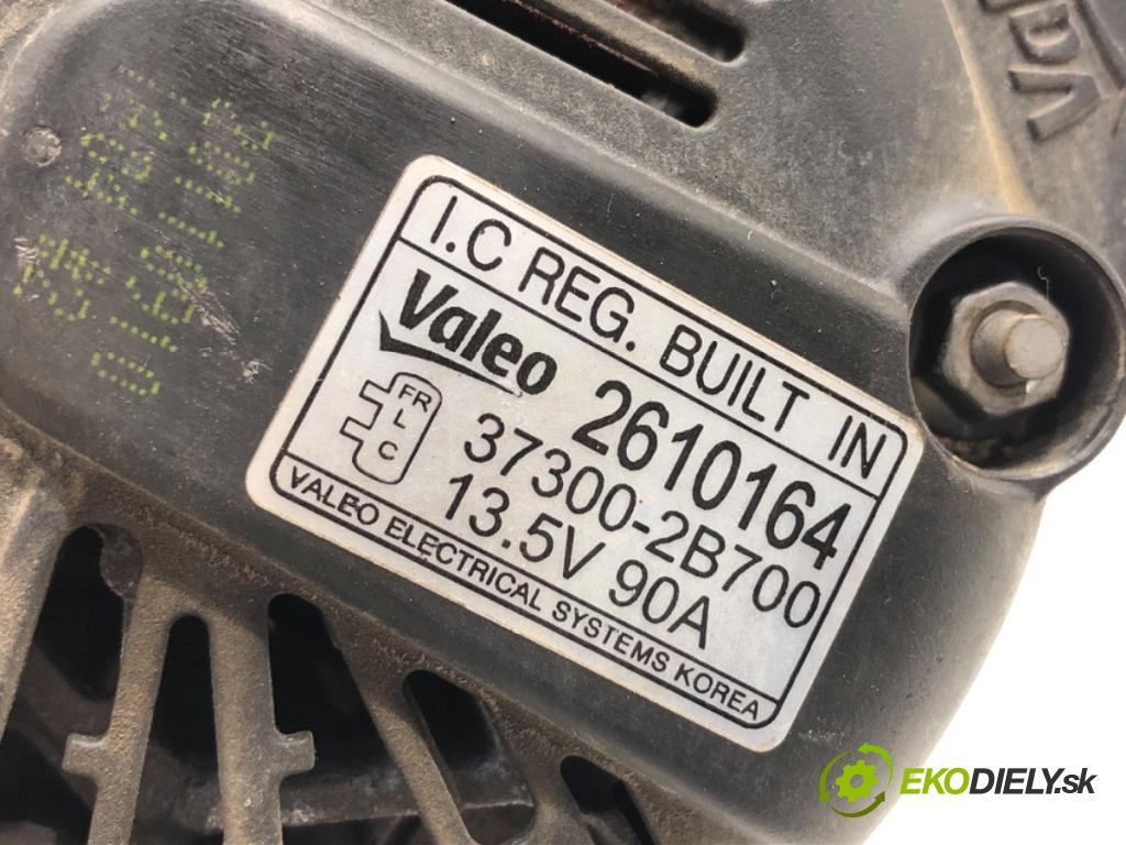 HYUNDAI ix20 liftback 2011 92 kW 1.6 1591 Alternátor 37300-2B700 (Alternátor)