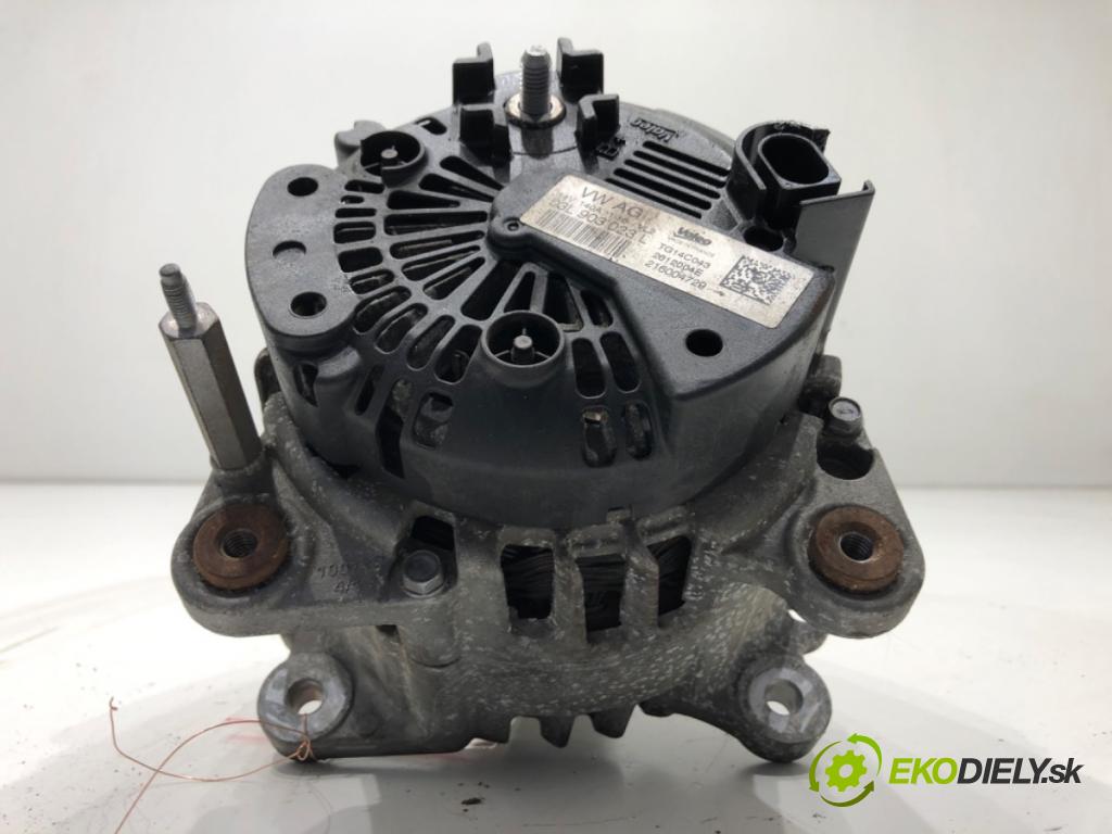 VW GOLF VII Kombi 2016 81 kW 1.6 TDI 1598 Alternátor 03L903023L (Alternátor)