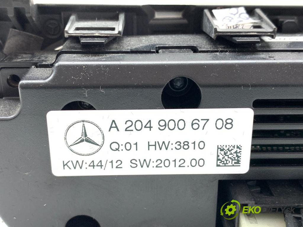 MERCEDES-BENZ W218 Kombi 2013 195 kW CLS 350 CDI / d 4-matic (218.993) 2987 Panel ovládania kúrenia A2049006708 (Prepínacie páčky pod volantom)