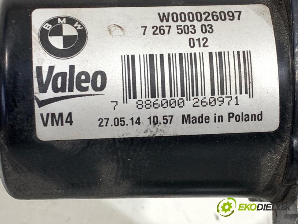 BMW F21 liftback 2014 75 kW 114 i 1598 mechanismus stěračů přední část 7267503 (Motorek stěračů přední)