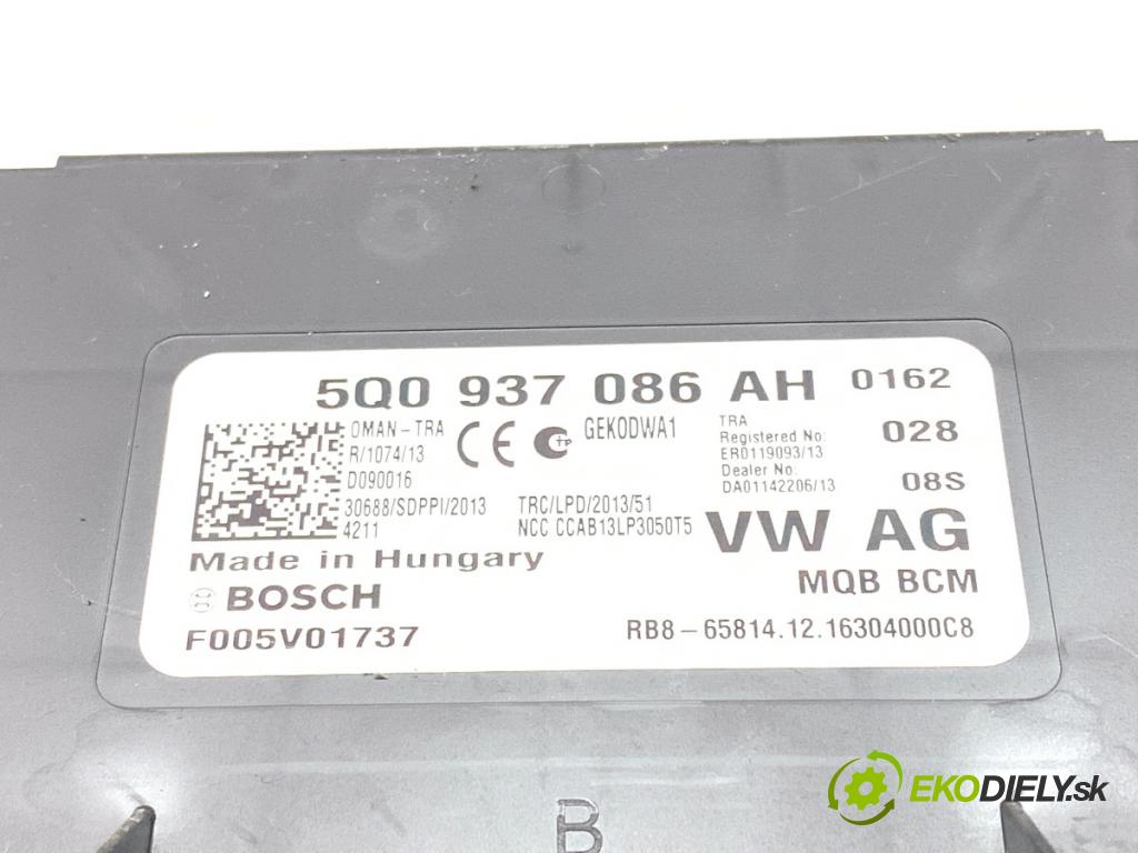 SKODA OCTAVIA III Kombi 2017 81 kW 1.6 TDI 1598 modul komfortu 5Q0937086AH (Komfortní modul)