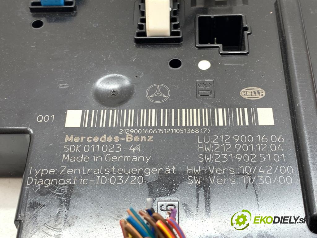 MERCEDES-BENZ W218 Kombi 2013 195 kW CLS 350 CDI / d 4-matic (218.993) 2987 modul komfortu 2129001606 (Komfortní modul)