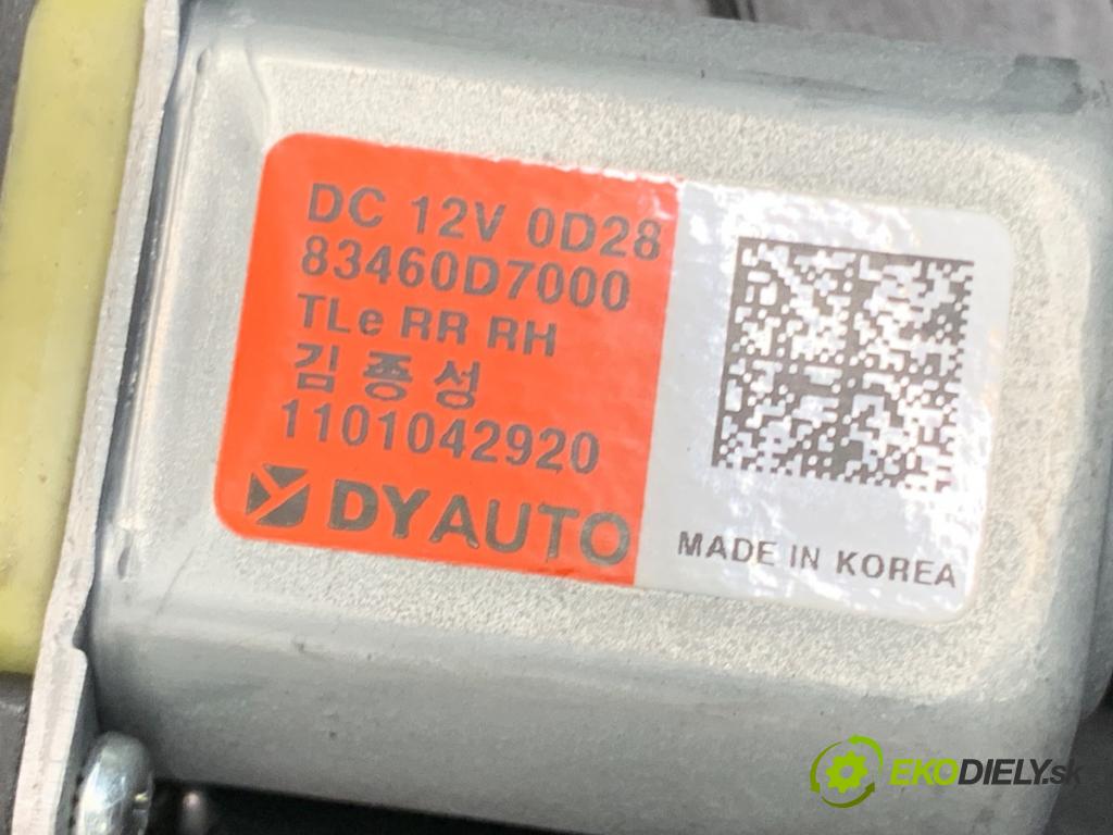 HYUNDAI TUCSON SUV 2020 97 kW 1.6 GDi 1591 Mechanizmus okna pravy zad 83480-D7100