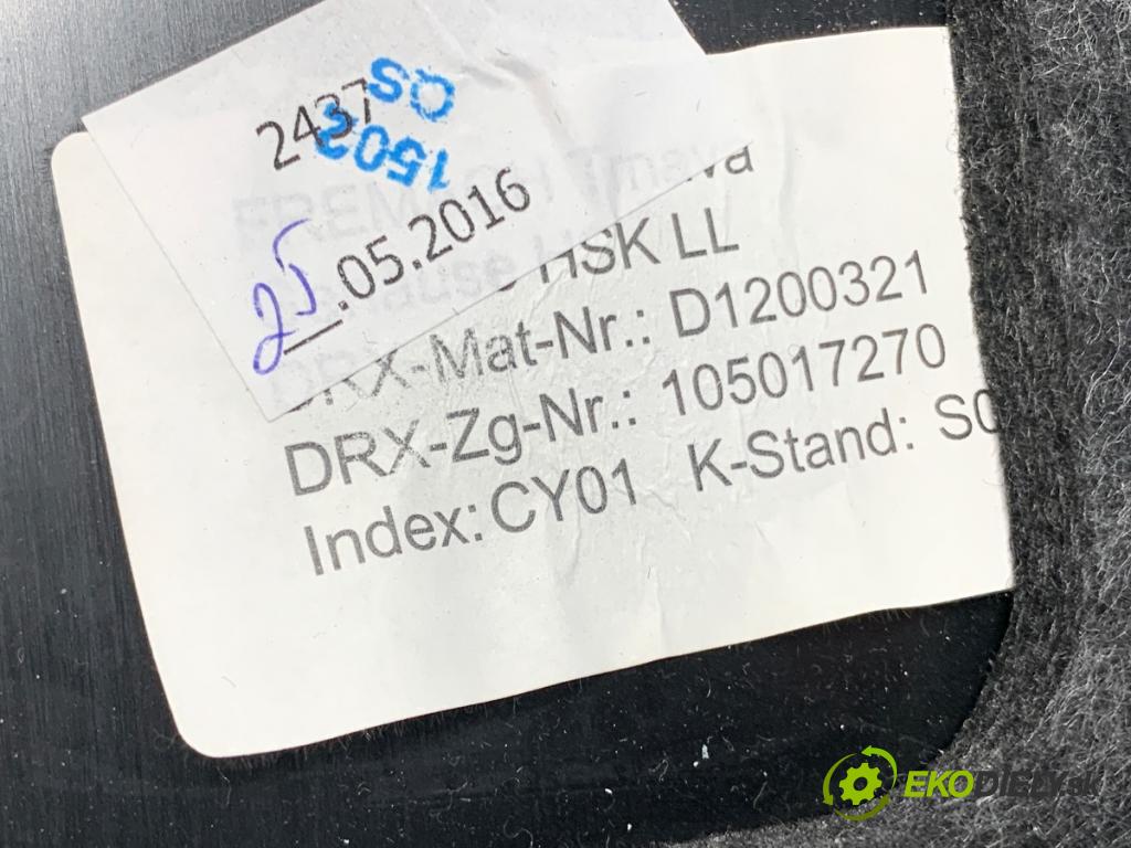 MERCEDES-BENZ W218 Kombi 2013 195 kW CLS 350 CDI / d 4-matic (218.993) 2987 Priehradka, kastlík spolujazdca  (Priehradka (kastlík))
