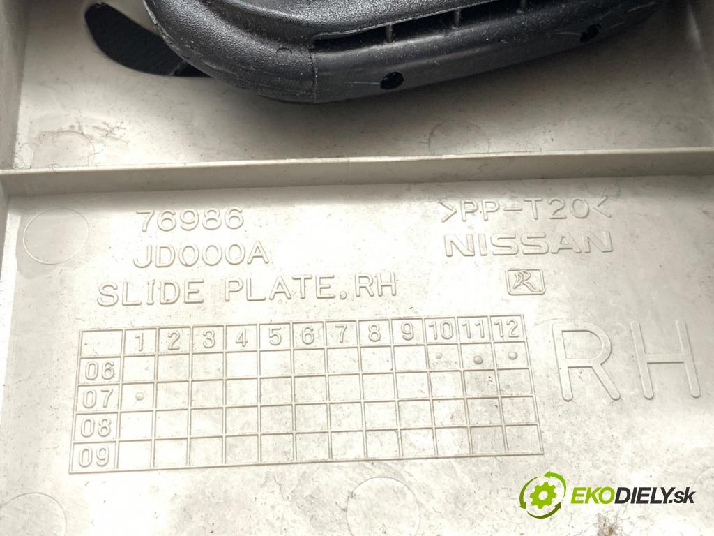 NISSAN QASHQAI J10 SUV 2007 104 kW 2.0 1997 držák bezpečnost pravý přední část 86884JD00A