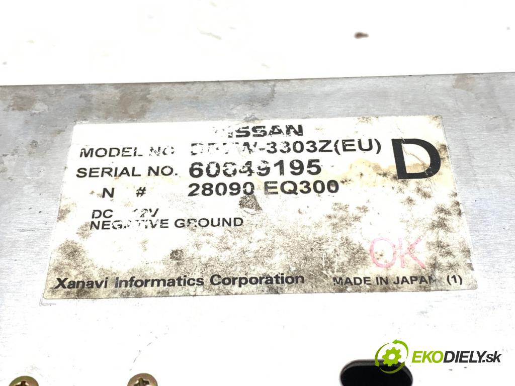 NISSAN MURANO Z50 SUV 2006 172 kW 3.5 3498 Dislpej 28090-EQ300 (Prístrojová doska)