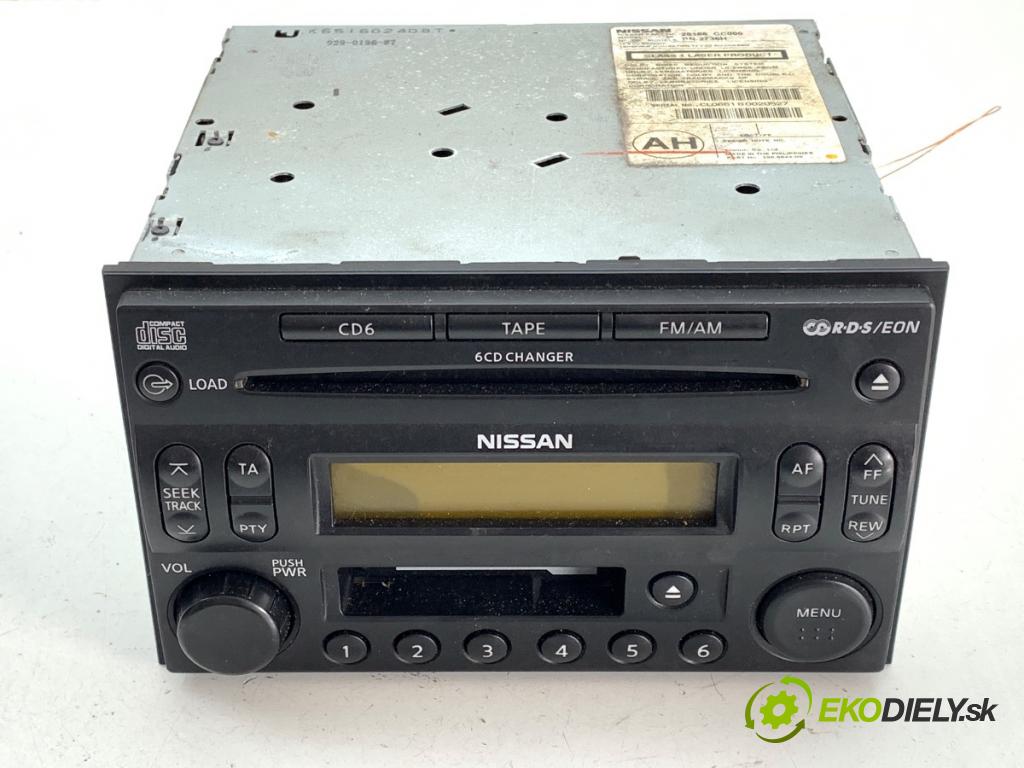 NISSAN MURANO Z50 SUV 2006 172 kW 3.5 3498 RADIO 28188-CC000 (Audio zariadenie)
