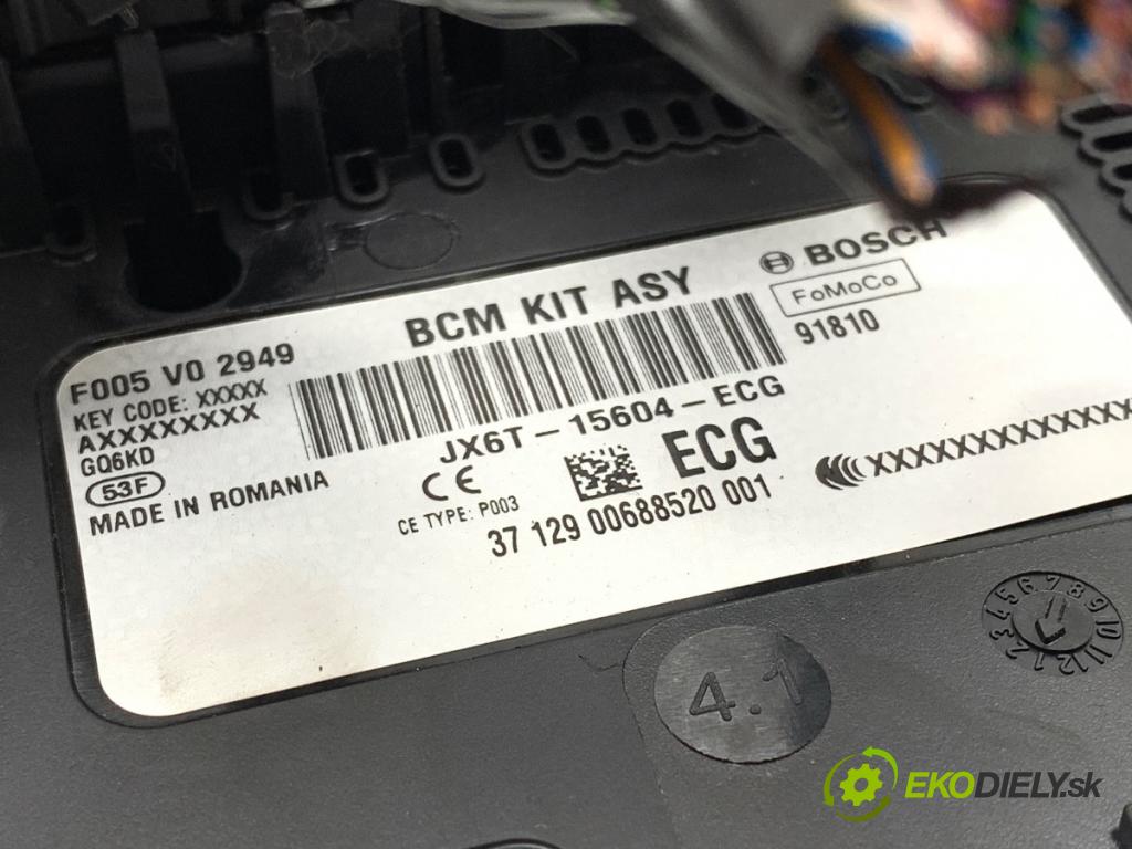FORD FOCUS IV Kombi 2019 92 kW 1.0 EcoBoost 999 Modul BCM JX6T-15604-ECG (Riadiaca jednotka ostatné)