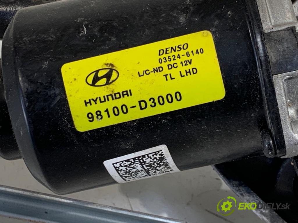HYUNDAI TUCSON SUV 2020 97 kW 1.6 GDi 1591 Mechanizmus stieračov predný 98100-D3000 (Motorček stieračov predný)