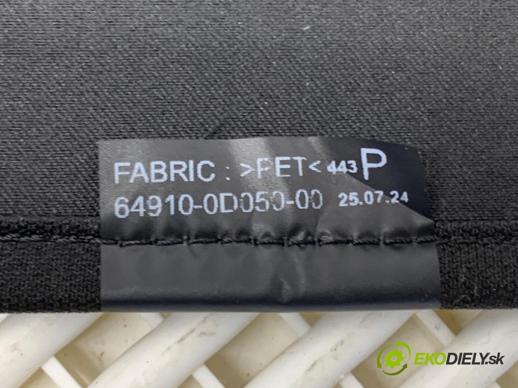 TOYOTA YARIS IV SUV 2024 68 kW 1.5 Hybrid (MXPJ10) 1490 Pláto zad 64910-0D050-00