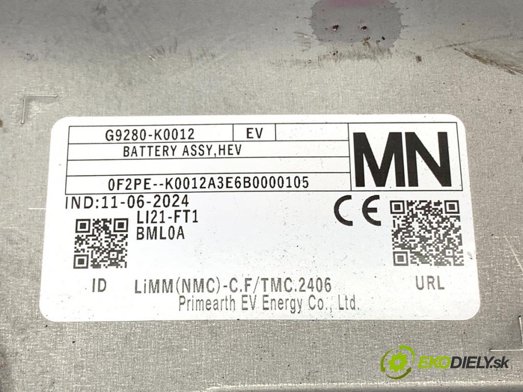 TOYOTA YARIS IV SUV 2024 68 kW 1.5 Hybrid (MXPJ10) 1490 BATERIA HYBRYDA G9280-K0012