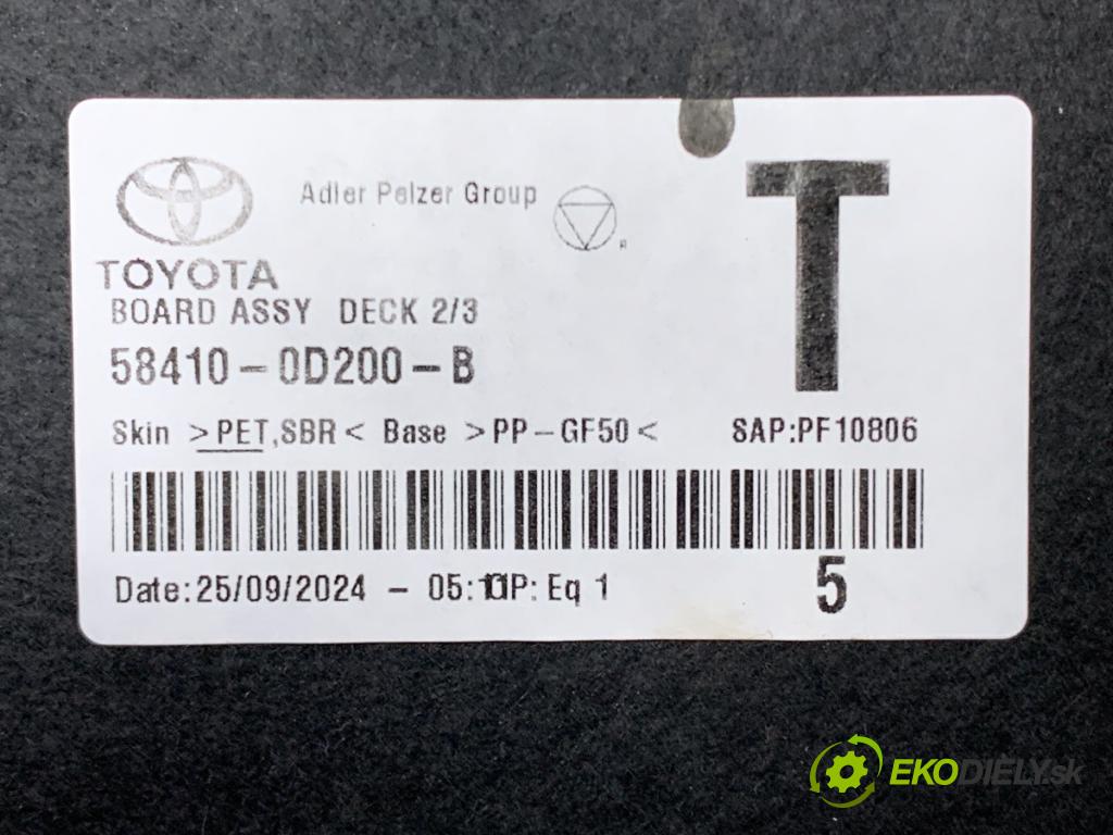 TOYOTA YARIS IV SUV 2024 68 kW 1.5 Hybrid (MXPJ10) 1490 KRYTINA: kufra 58410-0D200