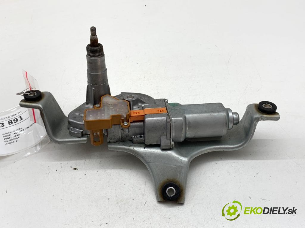HONDA ACCORD VIII Kombi 2008 115 kW 2.0 i (CW1) 1997 Motor stieračov zad 033TL4