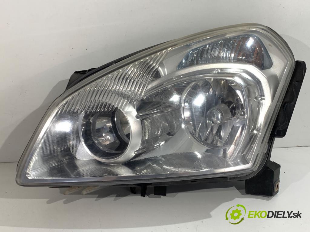 NISSAN QASHQAI J10 SUV 2007 104 kW 2.0 1997 světlomet levý přední část 26060-JD910