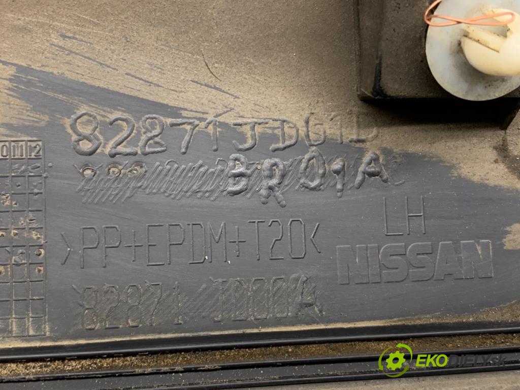 NISSAN QASHQAI J10 SUV 2007 104 kW 2.0 1997 lišta dveře levý zadní část 82871-JD01D