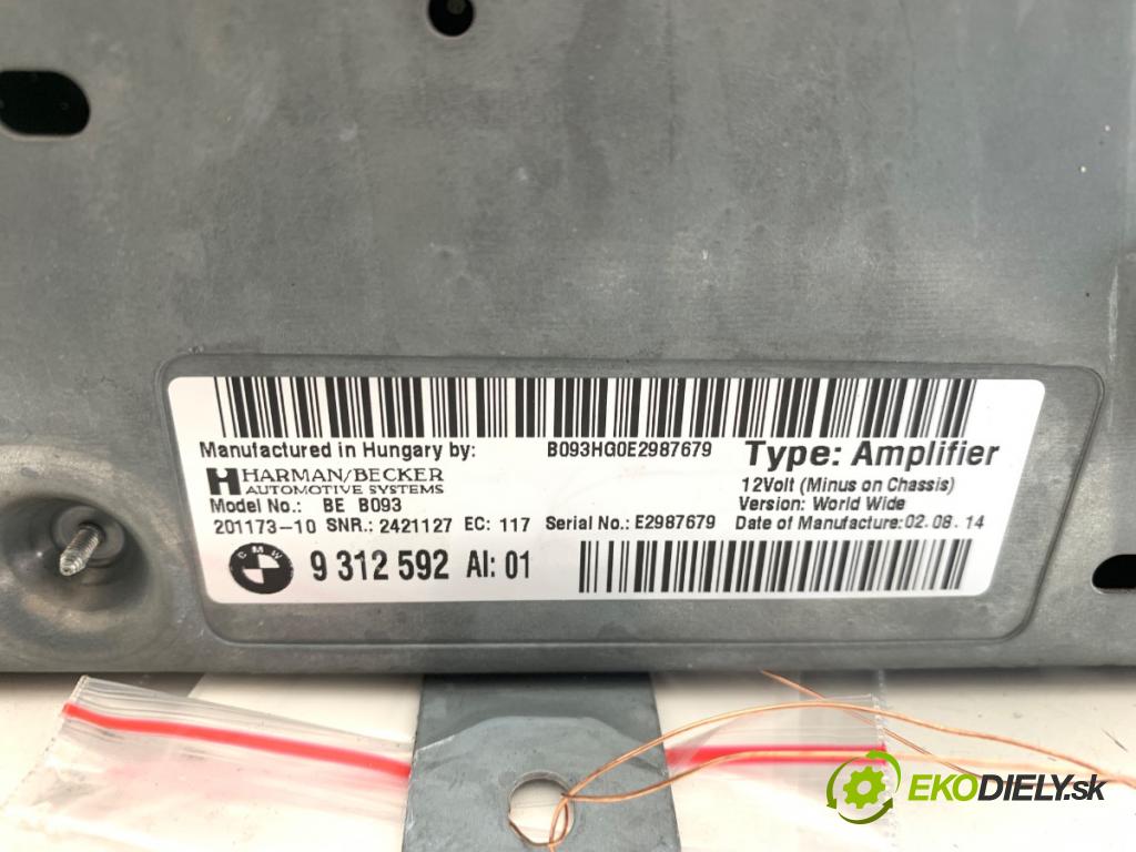 BMW F10 sedan 2014 190 kW 530 d xDrive 2993 Zosilňovač 9312592 (Zosilňovač)