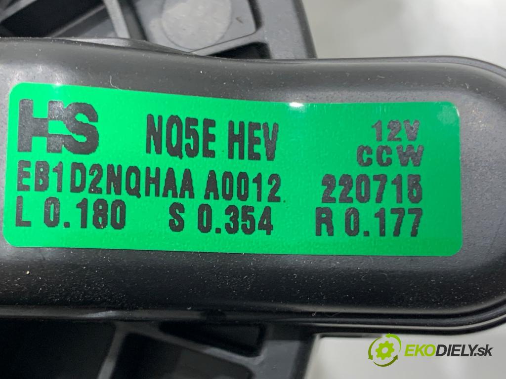 KIA SPORTAGE V SUV 2022 169 kW 1.6 T-GDi Hybrid AWD 1598 ventilátor kúrenia EB1D2NQHAA