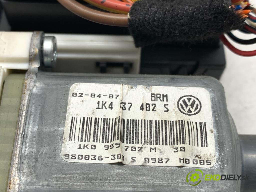 VW GOLF V liftback 2007 103 kW 1.4 TSI 1390 Motor sťahovania okna pravy predný 1K4837402S