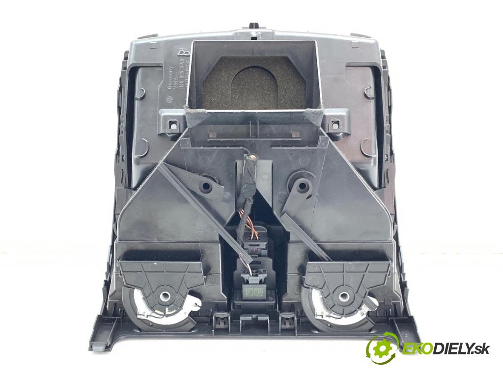 VW GOLF V liftback 2007 103 kW 1.4 TSI 1390 Mriežky kúrenia predný 1K0819743B
