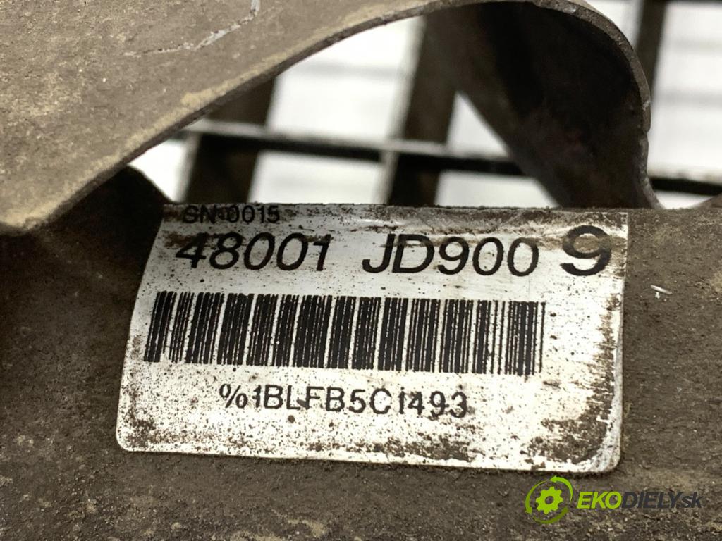 NISSAN QASHQAI J10 SUV 2007 104 kW 2.0 1997 řízení volantu řízení 48001JD900