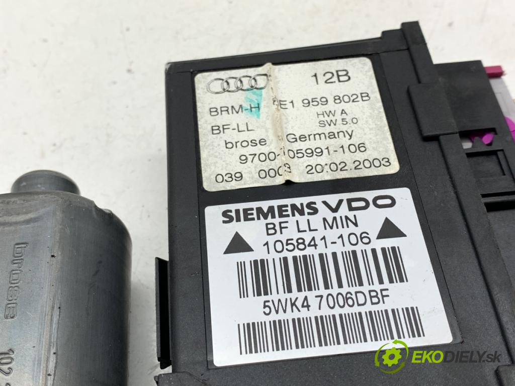 AUDI A4 B6 Kombi 2003 96 kW 2.0 1984 Motor sťahovania okna pravy predný 8E1959802B