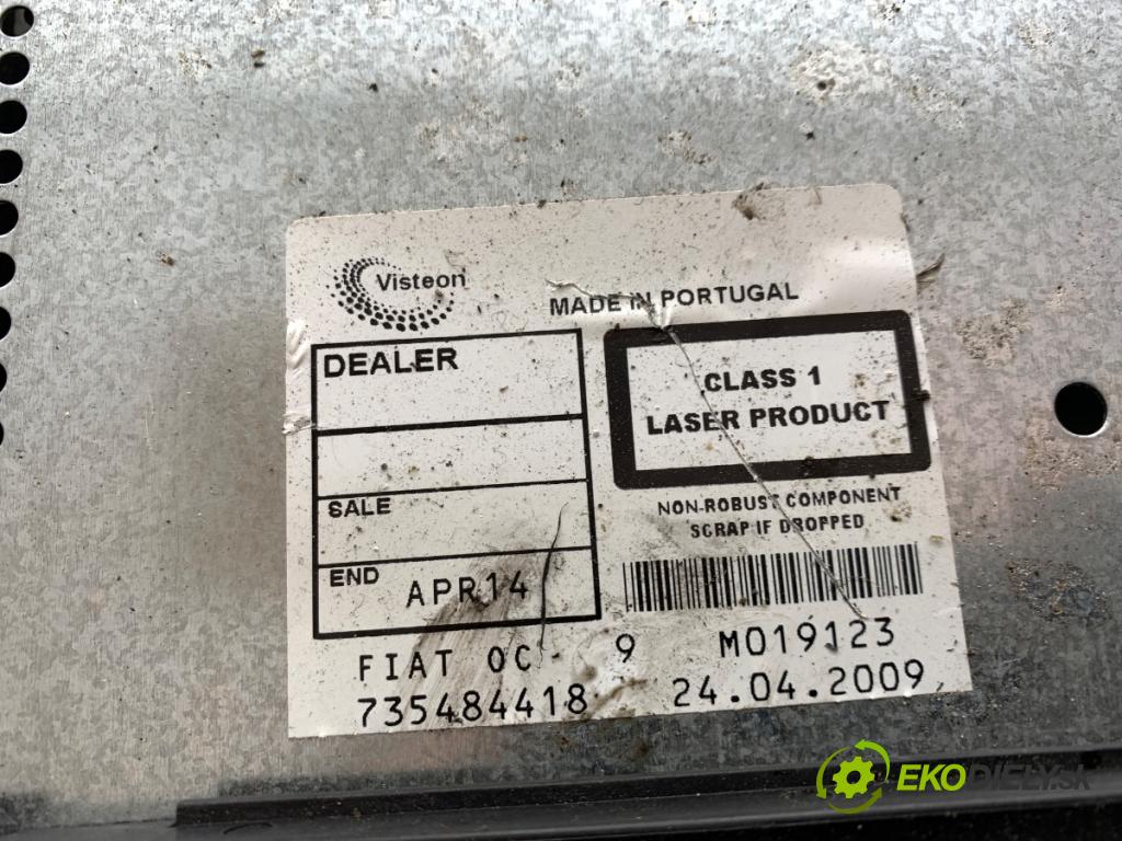 FIAT BRAVO II liftback 2009 88 kW 1.6 D Multijet (198AXL1B) 1598 RADIO 735484418 (Audio zariadenie)