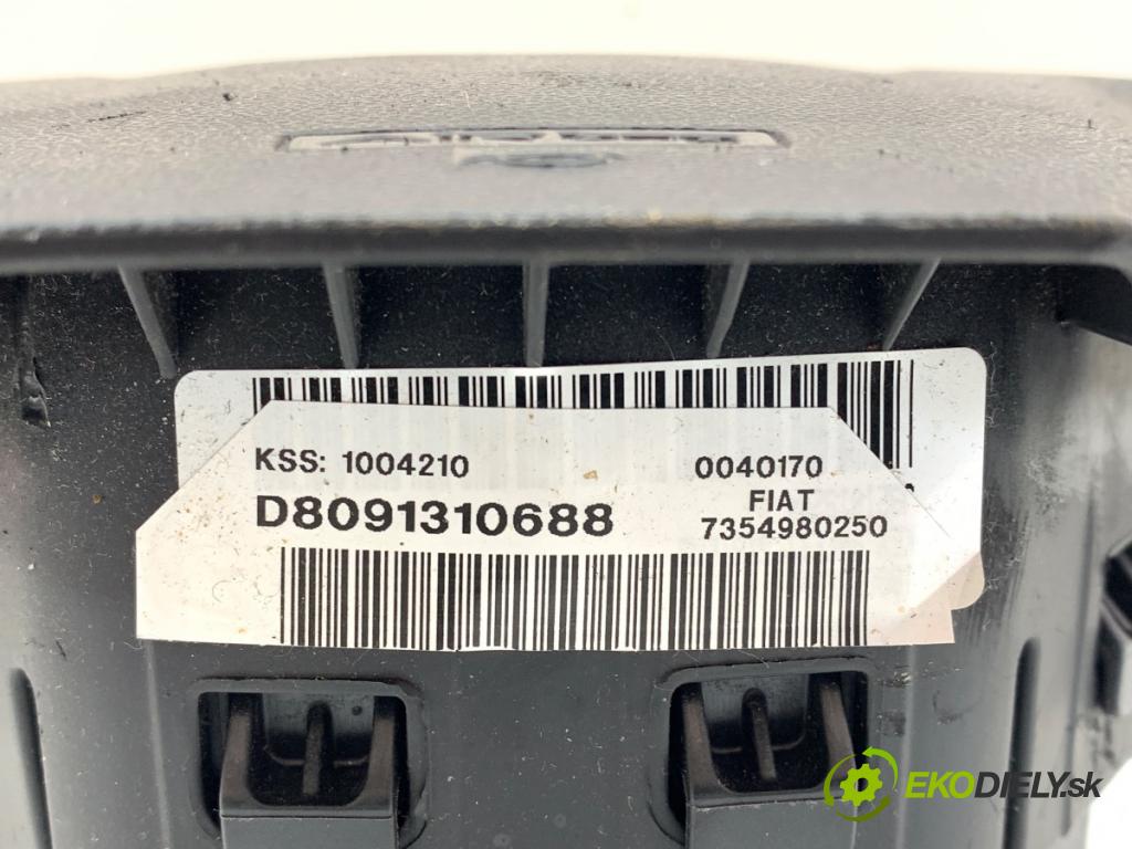 FIAT BRAVO II liftback 2009 88 kW 1.6 D Multijet (198AXL1B) 1598 AirBag volantu 7354980250 (Airbag)