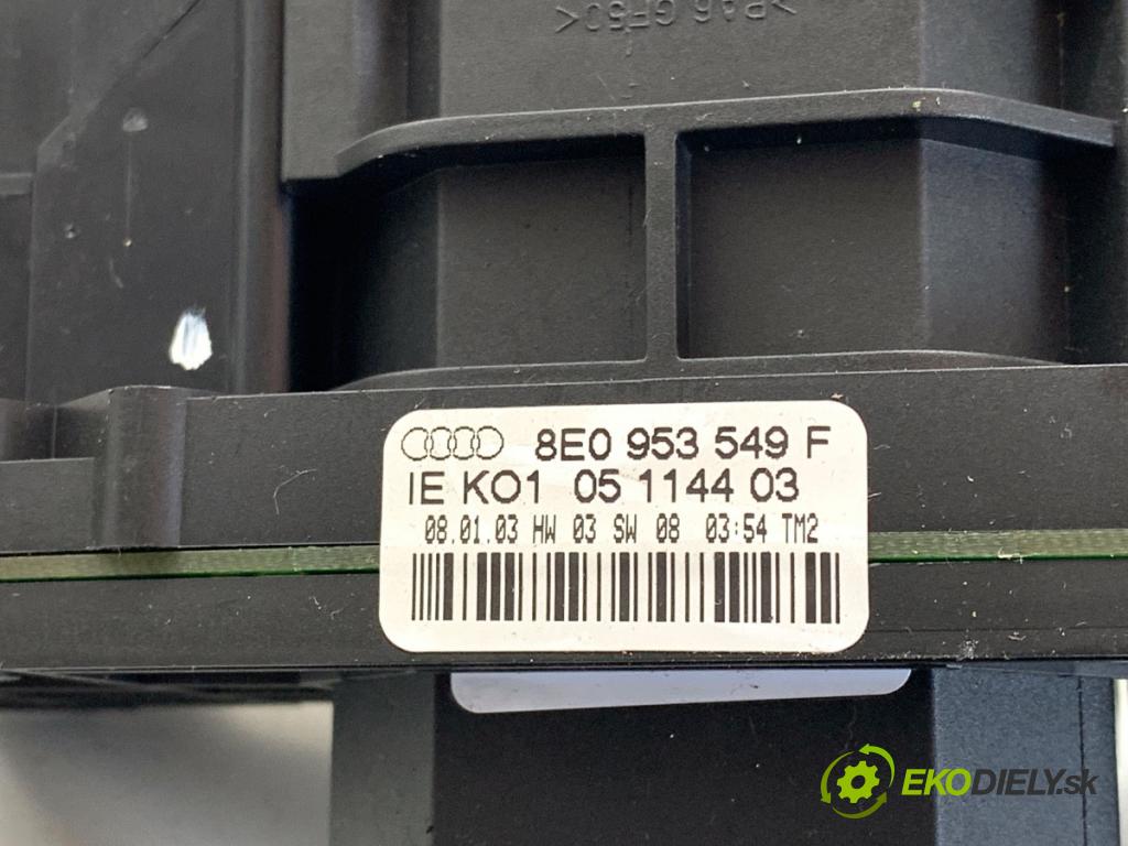 AUDI A4 B6 Kombi 2003 96 kW 2.0 1984 Prepínač kombinovaný 8E0953549F (Prepínacie páčky pod volantom)
