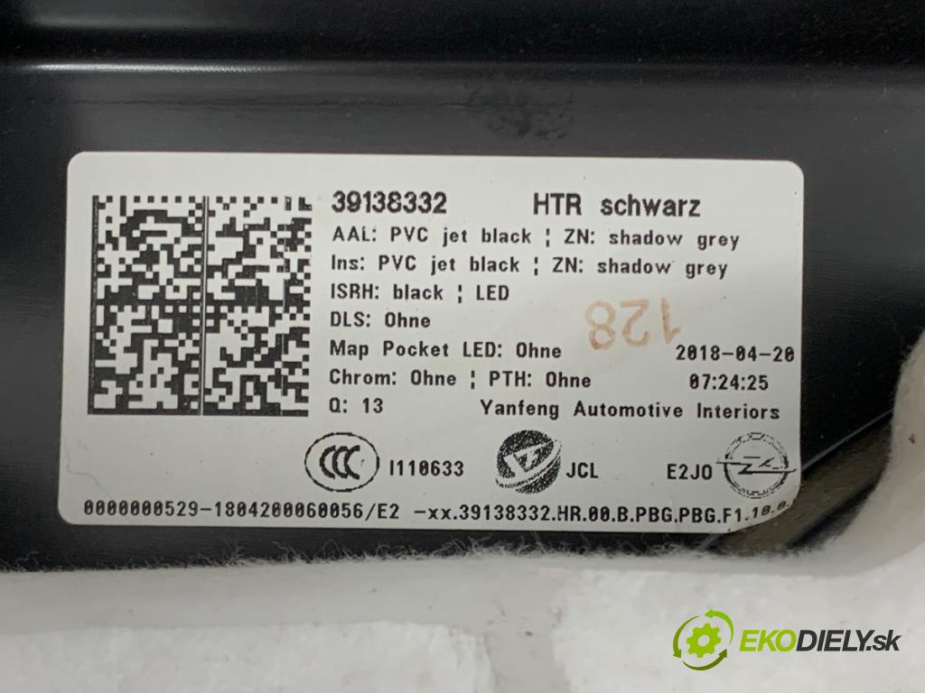 OPEL INSIGNIA B Kombi 2018 121 kW 1.5 (35) 1490 ča dveře pravý zadní část 39138332