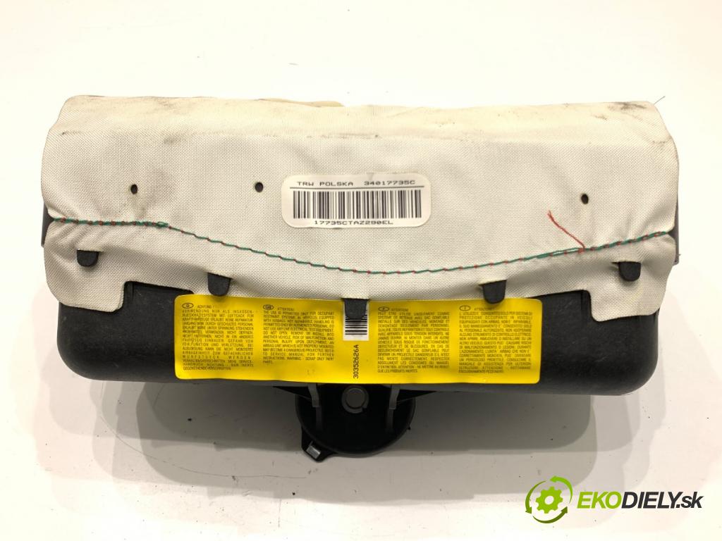 FIAT BRAVO II liftback 2009 88 kW 1.6 D Multijet (198AXL1B) 1598 AirBag spolujazdca 00517511870 (Airbag)