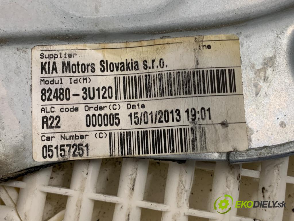 KIA SPORTAGE III SUV 2013 85 kW 1.7 CRDi 1685 Mechanizmus okna pravy predný 82480-3U120